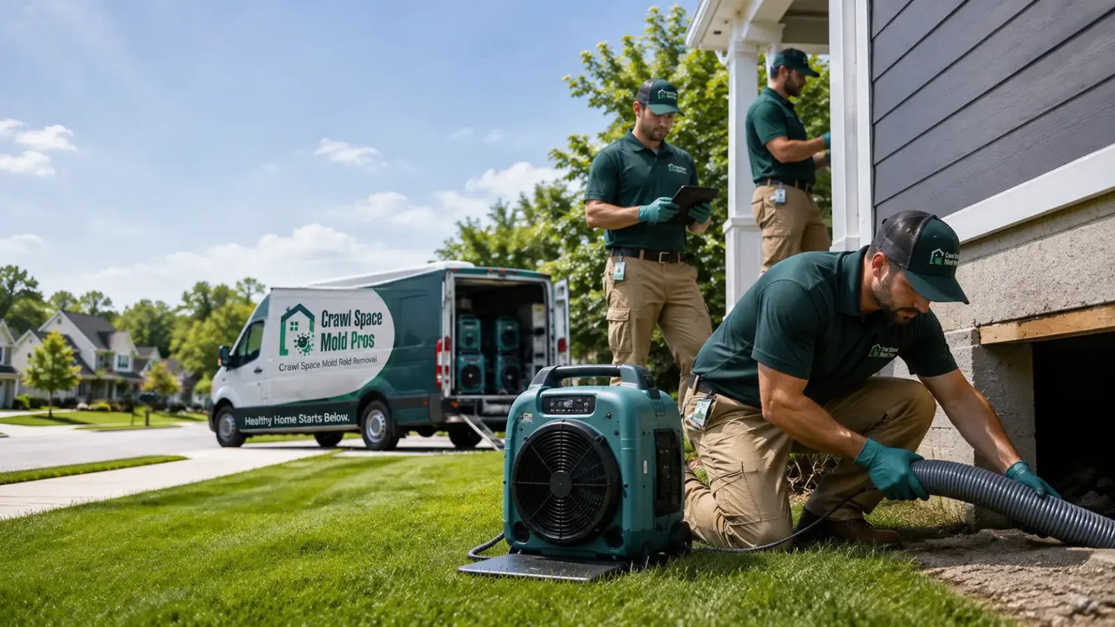 Crawl Space Mold Removal in Barron, WI